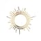 John Bead Beadwork Findings Gold Sun Pendant, 2ct.